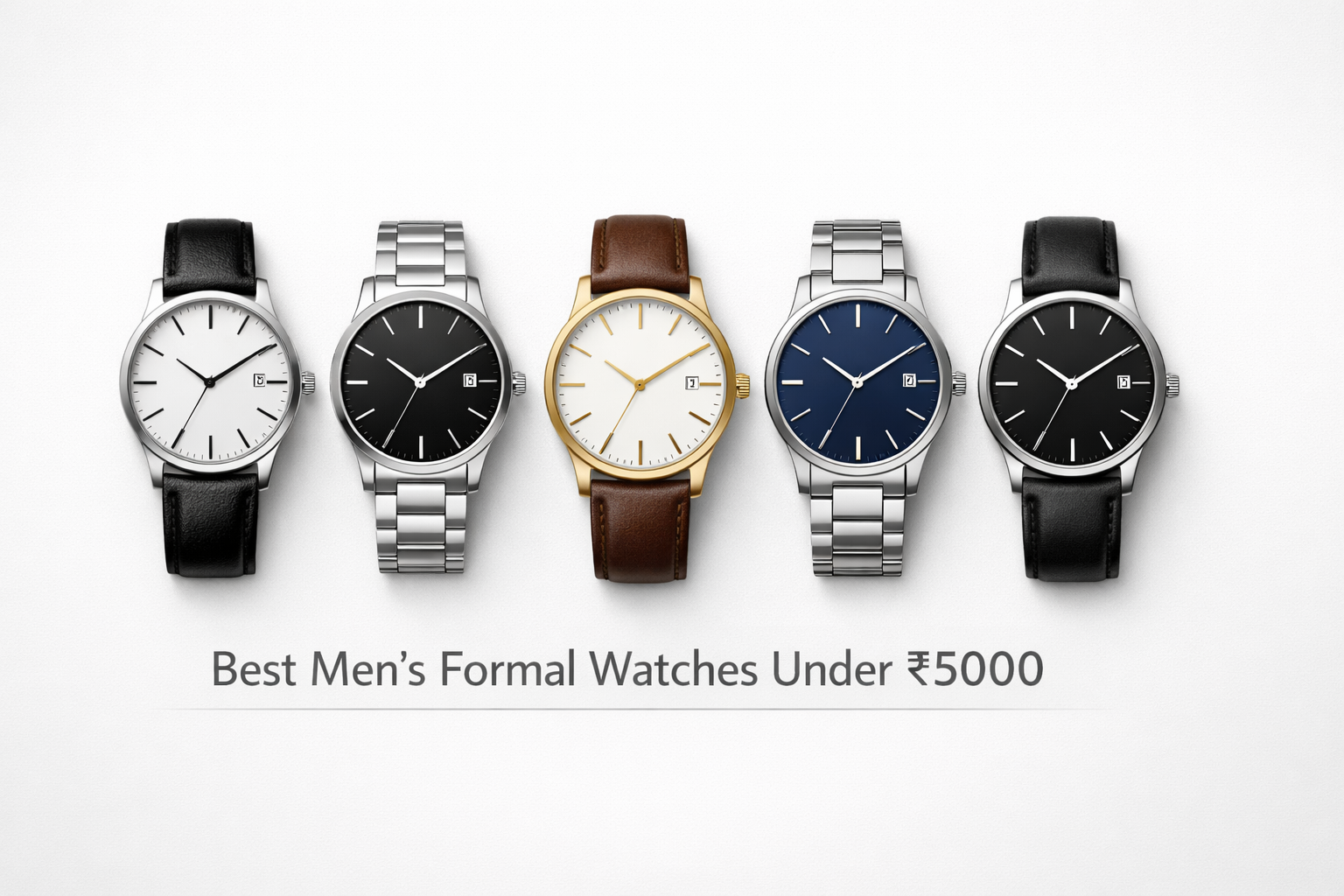 Best Formal Watches For Men Under ₹5,000 in India (2026):
7 Elegant Budget Picks
