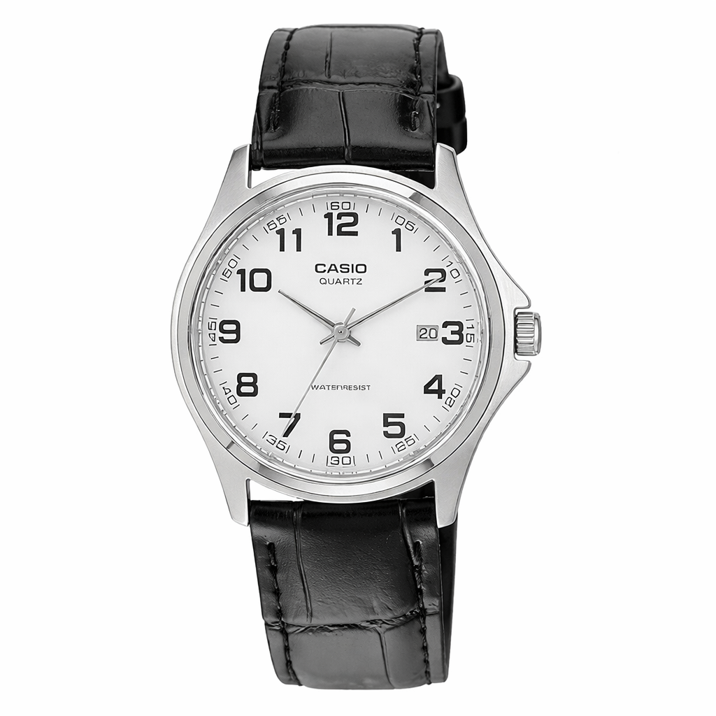 Casio Enticer MTP-1183E-7BDF men's white dial formal watch