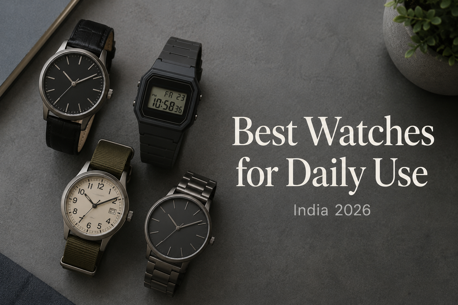 Best Watches for Daily Use in India (2026) – 6 Practical Picks