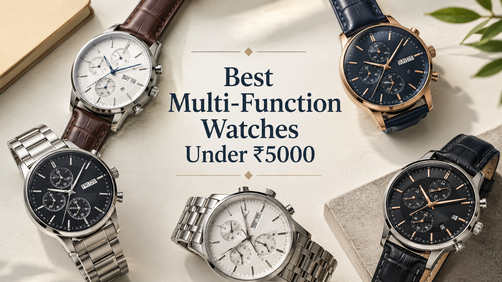 Best Multi-Function Watches Under ₹5000 in India (2026) – 6 Picks To Consider