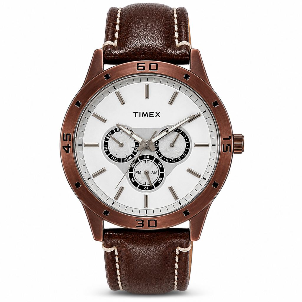 Timex TW000U916 Men's Fashion analogue multifunction watch with black dial